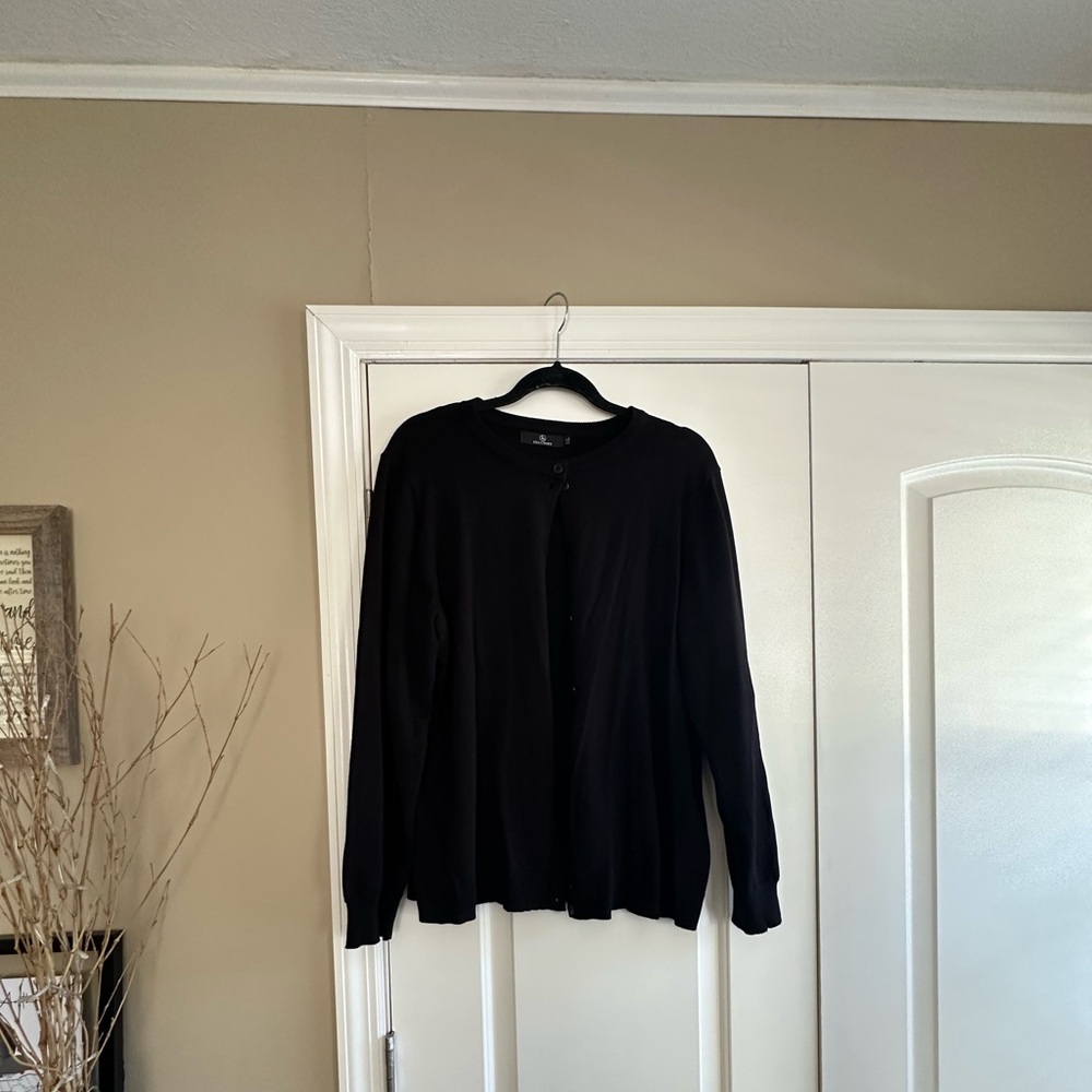 Lillusory Black Cardigan XXL